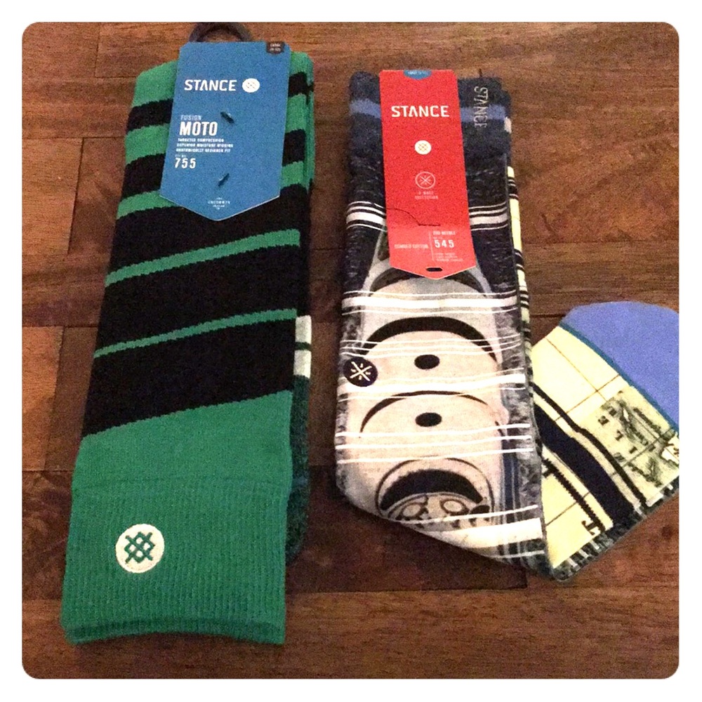 2 Pair Stance socks Large